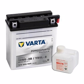 Varta 505 012 003 12-volts MC-batteri 5,5 Ah (+pol till höger)